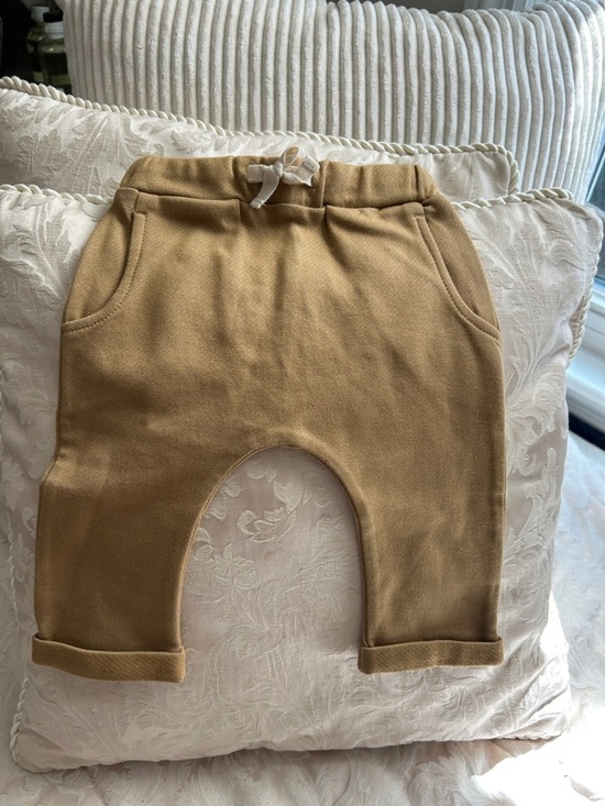 Milkbarn Other - Milkbarn Tan Elastic Waist & Drawstring  Pants. 3-6 months.